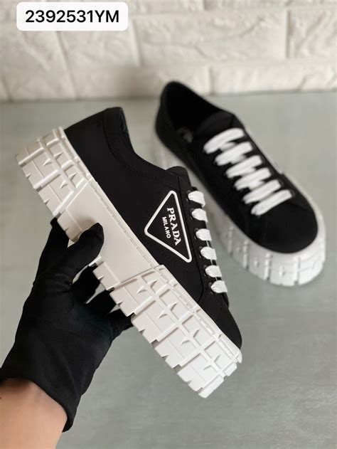 prada platform sneakers outfit.